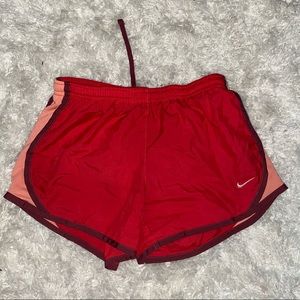 Red/Pink Youth Nike Shorts